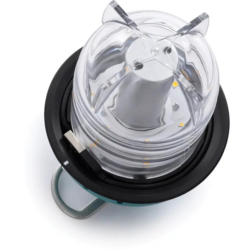 Barebones Living Beacon Hanging Lantern Teal Rechargeable Outdoor Camp Light 220 Lumen High 200 Hour Low by Barebones Living