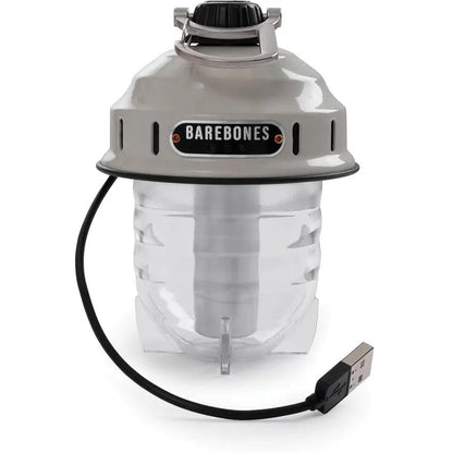 Barebones Living Beacon Hanging Lantern White Water Resistant Rechargeable LED With 3W Cree For Outdoor Enthusiasts by Barebones Living