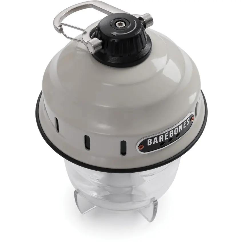Barebones Living Beacon Hanging Lantern White Water Resistant Rechargeable LED With 3W Cree For Outdoor Enthusiasts by Barebones Living