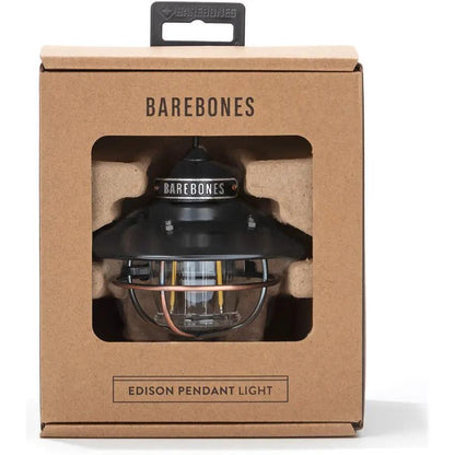 Barebones Living Edison Pendant Light Bronze USB Powered Weather Resistant Carabiner Outdoor by Barebones Living