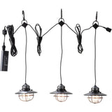 Barebones Edison String Lights Bronze LIV-265 Outdoor Weatherproof LED For Patio by Barebones Living