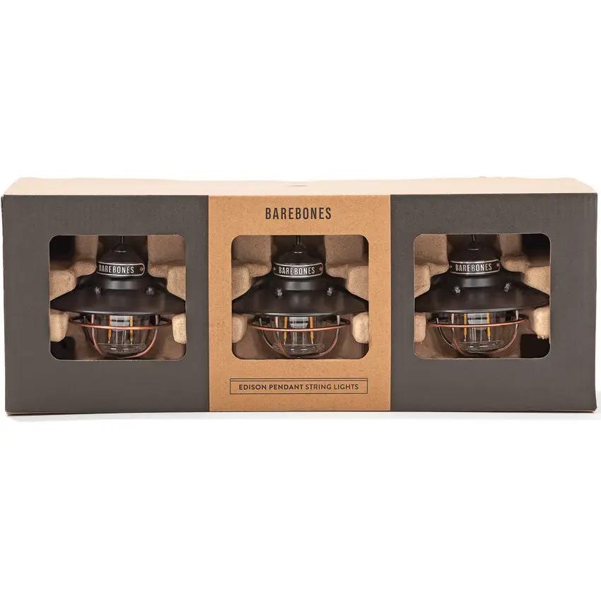 Barebones Edison String Lights Bronze LIV-265 Outdoor Weatherproof LED For Patio by Barebones Living