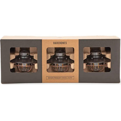 Barebones Edison String Lights Bronze LIV-265 Outdoor Weatherproof LED For Patio by Barebones Living