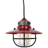 Barebones Edison Style String Lights Red Outdoor Patio Decor Rust Resistant Weatherproof With Carabiner by Barebones Living