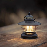 Barebones Edison Mini Lantern Bronze Dual Brightness LED Outdoor Lantern For Campers USB Power by Barebones Living