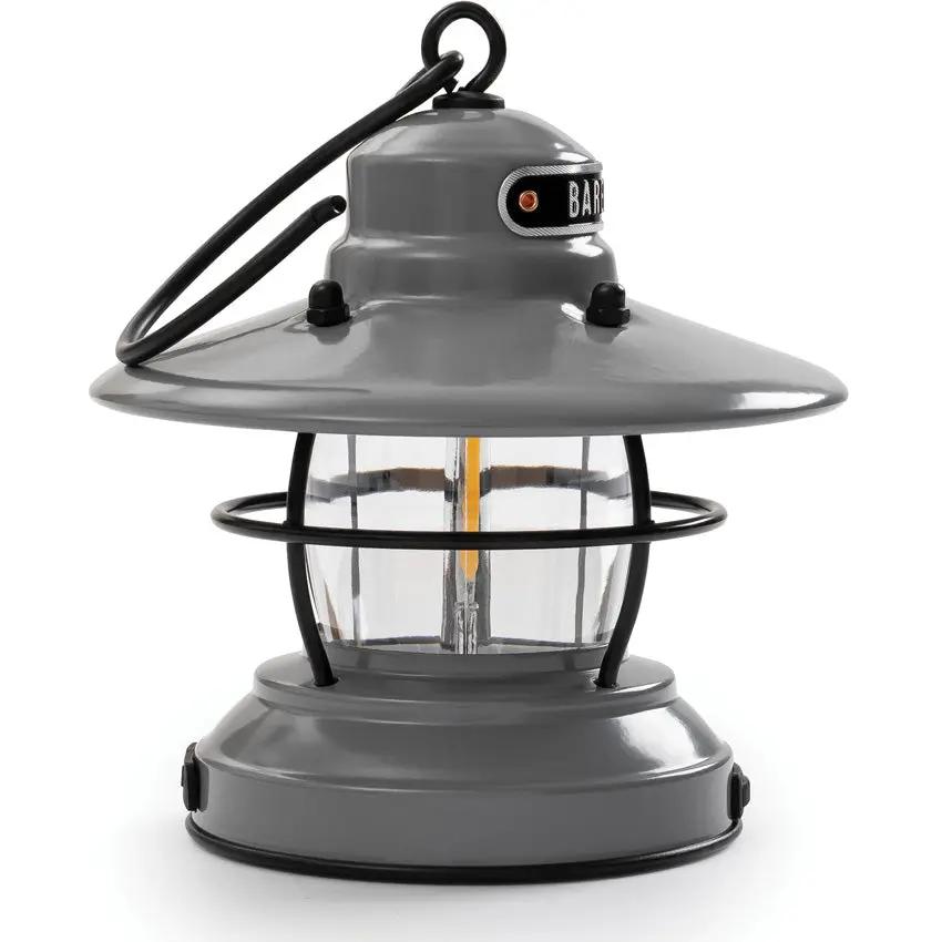 Barebones Living Edison Mini Lantern Outdoor Camping Enthusiasts Dual Brightness USB Powered Water Resistant by Barebones Living
