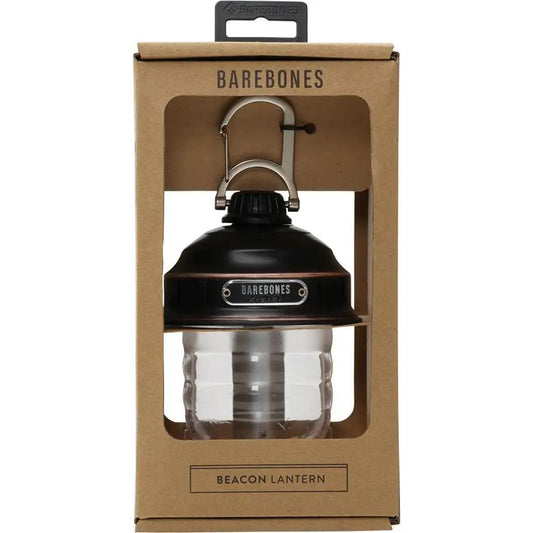 Barebones Living Beacon Hanging Lantern Bronze LIV-295 Rechargeable Outdoor Lamp USB Charge Water-Resistant 220 Lumen by Barebones Living