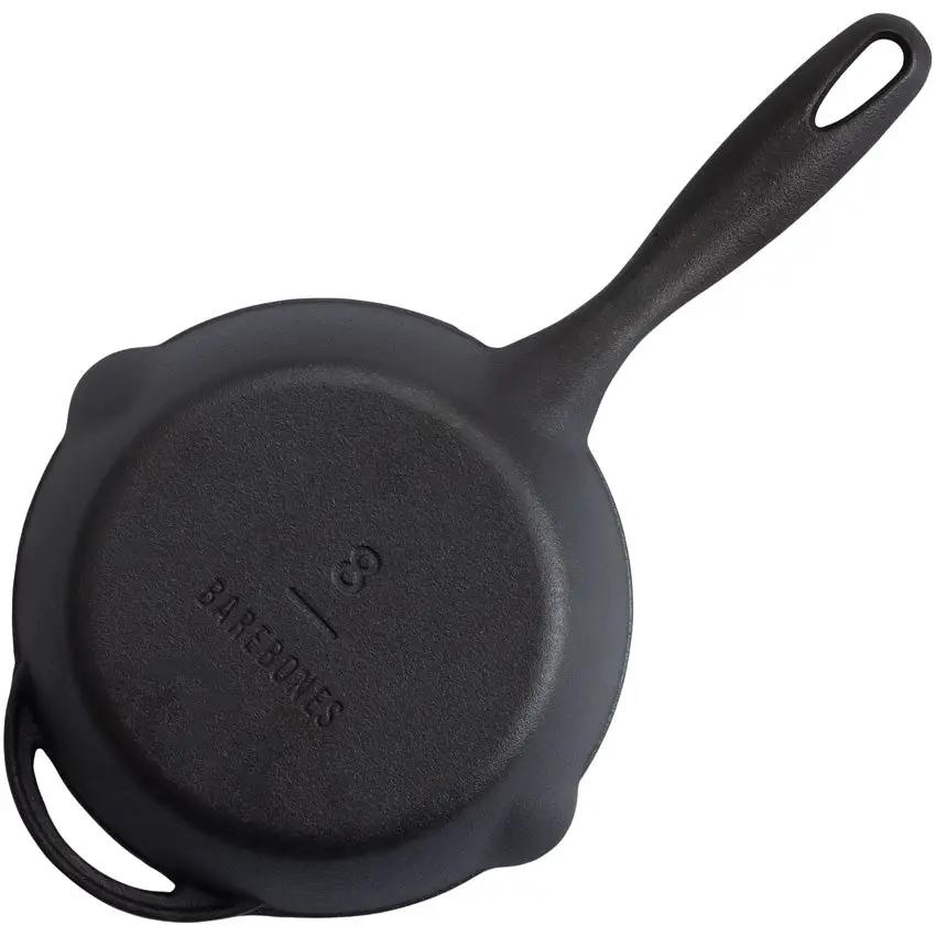 Barebones Cast Iron Skillet 8in For Home Cooks Dual Pour by Barebones Living