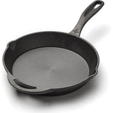 Barebones Living Cast Iron Skillet 10 Inch With Heat-Dispersing Ergonomic Handle Dual Pour Spouts For Home Cooks by Barebones Living