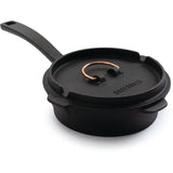 Barebones Living Cast Iron Skillet 6in Ultra Polished Surface Dual Pour Spouts Reversible Lid For Camping Cooks by Barebones Living