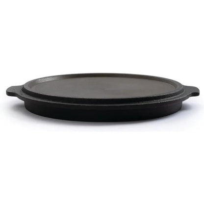 Barebones Living Cast Iron Skillet 6in Ultra Polished Surface Dual Pour Spouts Reversible Lid For Camping Cooks by Barebones Living