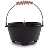 Barebones Living Cast Iron Dutch Oven 4 Qt CKW 327 Stable Base Lid Supports Coals Outdoor Campfire Cooking by Barebones Living