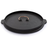 Barebones Living Cast Iron Dutch Oven 4 Qt CKW 327 Stable Base Lid Supports Coals Outdoor Campfire Cooking by Barebones Living