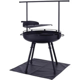 Barebones Living Premium Fire And Grill Mat 36x36 Heat Resistant 575F Silicone Shell For Outdoor Grillers by Barebones Living