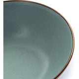 Barebones Living Enamel Bowl Set Mint Speckled Finish With Bronze Patina Trim For Modern Home Cooks by Barebones Living