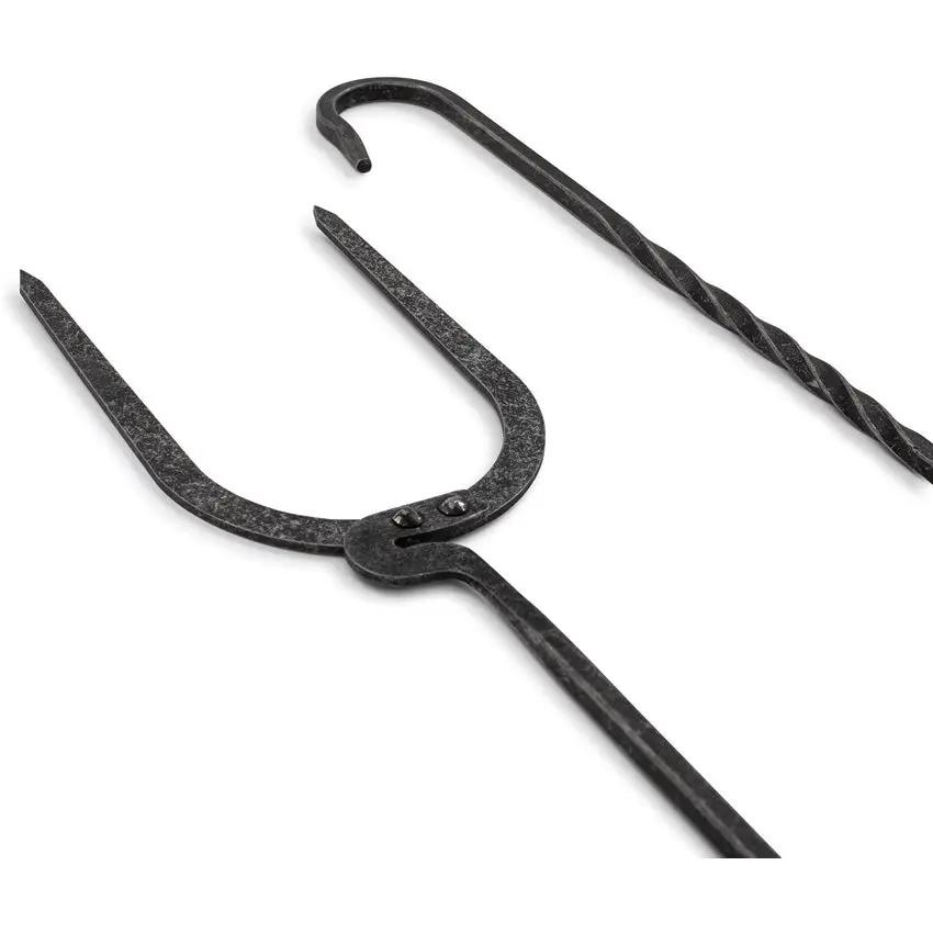 Barebones Living Cowboy Grill Roasting Sticks CKW460 Hand Forged Stainless with Hanging Hook for Outdoor BBQ Enthusiasts by Barebones Living