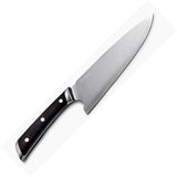 Barebones Living 8 Inch Chef Knife CKW 490 With 50CrMoV15 Stainless Satin Blade Premium Pakkawood Handle For Home Cooks by Barebones Living