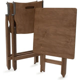 Barebones Living Ridgeline Wood Folding Chair CKW584 Vintage Birch Plywood With Steel Copper Hardware For Small Spaces by Barebones Living