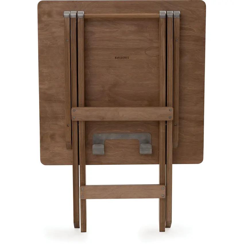 Barebones Living Ridgeline Wood Folding Table CKW-585 Birch Plywood Lightweight 11lb 22in Compact For Small Spaces by Barebones Living