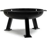 Barebones Living Fire Pit 29 Inch Large Open Bowl Steel Construction With Handles For Backyard Enjoyment by Barebones Living