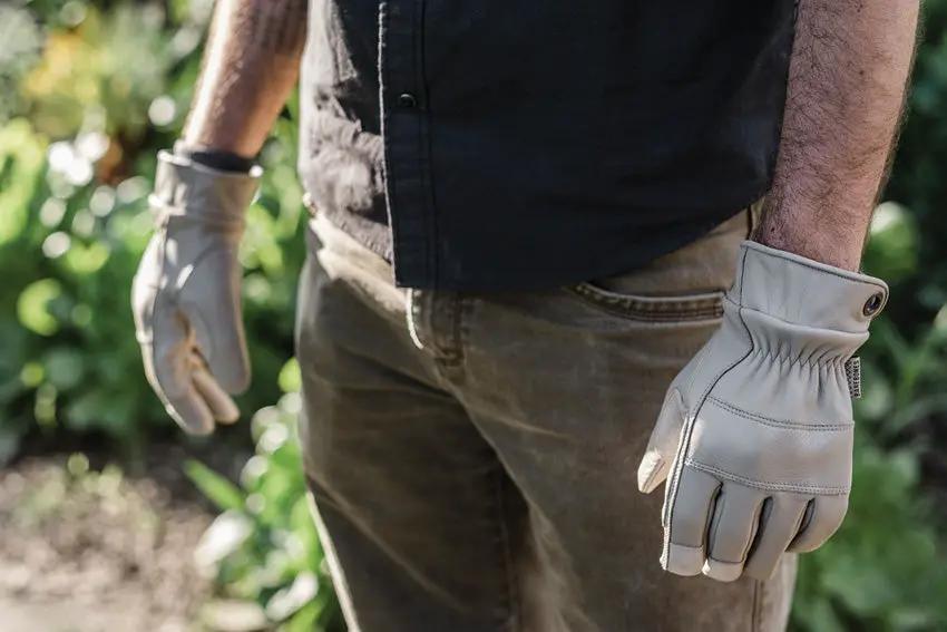 Barebones Living Kunar Utility Glove XL Clay with Reinforced Panels Premium Leather for Professionals by Barebones Living