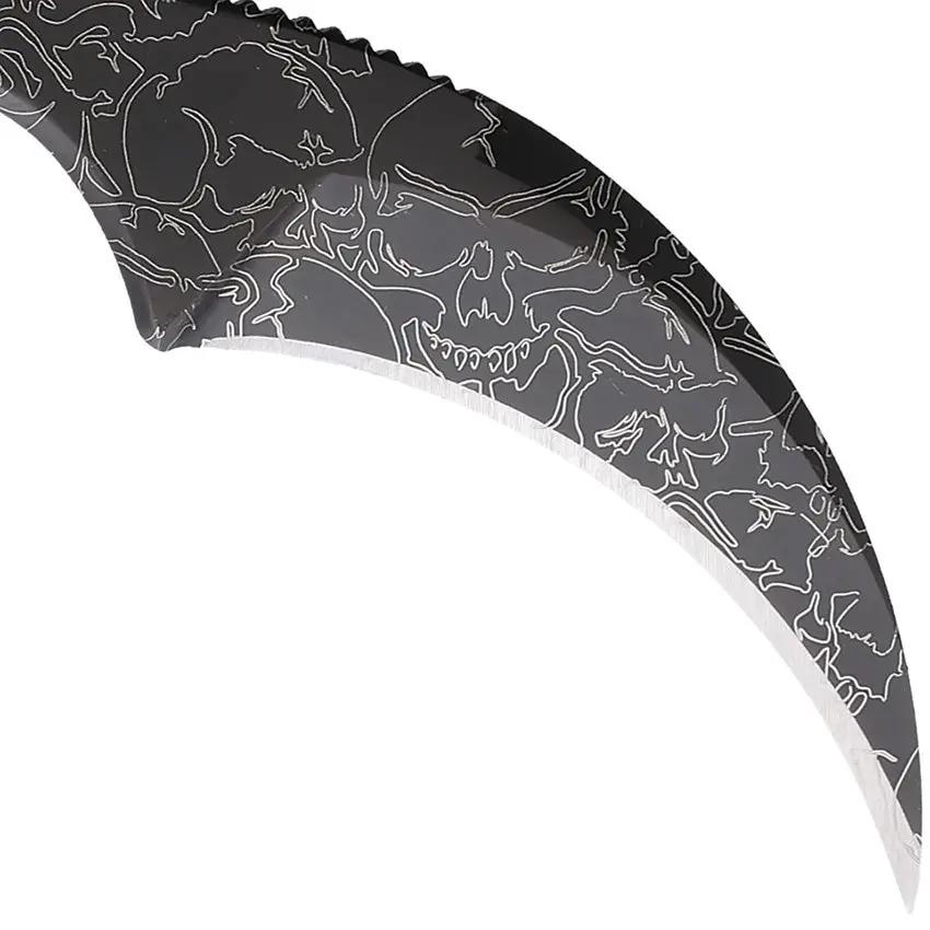 Bastinelli Creations Diagnostic Karambit Skull With PVD Coated N690Co Blade And Neck Sheath For Tactical Enthusiasts by Bastinelli Creations