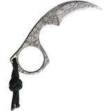 Bastinelli Creations Diagnostic Karambit Skull Engraving Tactical Knife With One-Piece Build by Bastinelli Creations