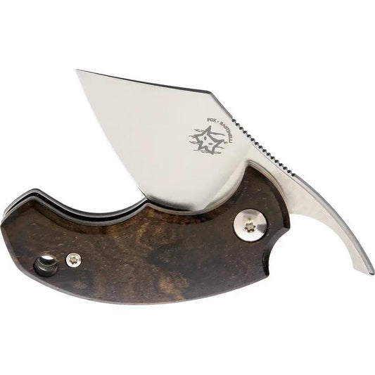 Bastinelli Drago Folder Ziricote Wood EDC Knife With Premium N690 Blade And Extended Tang For Collectors by Bastinelli Creations