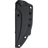 Bastinelli Mako Fixed Blade Knife Tactical Black PVD N690Co 9 Inch Overall Full Tang G10 Handle Kydex Sheath by Bastinelli Creations