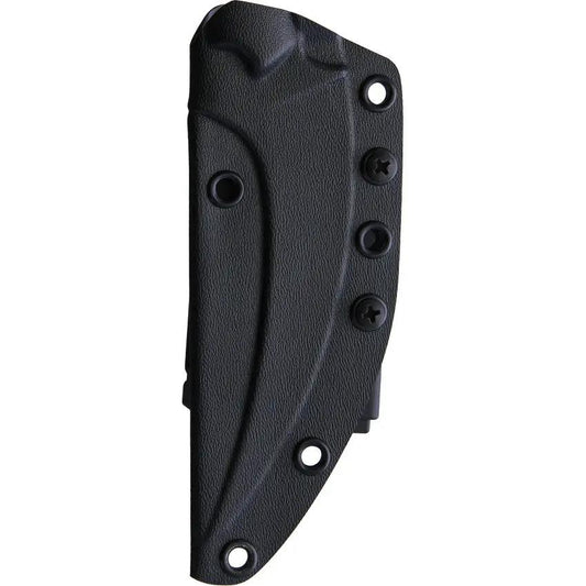 Bastinelli Creations Mako Fixed Blade Knife Bronze Skull Handle N690 Partial Serration Kydex Sheath For Collectors by Bastinelli Creations
