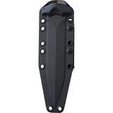 Bastinelli Creations Grozo Fixed Blade Knife PVD Coated 6 Inch Partially Serrated Edge Tactical EDC Enthusiasts by Bastinelli Creations