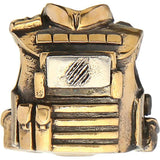 Bastinelli Creations Body Armor Bead Bronze 0.7in 0.23in Hole For Cosplay Armor And Jewelry by Bastinelli Creations