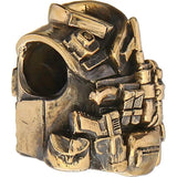 Bastinelli Creations Body Armor Bead Bronze 0.7in 0.23in Hole For Cosplay Armor And Jewelry by Bastinelli Creations