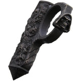 Bastinelli Creations Bronze Bic Lighter Case With Skull Relief Artwork And Finger Ring For EDC Enthusiasts by Bastinelli Creations