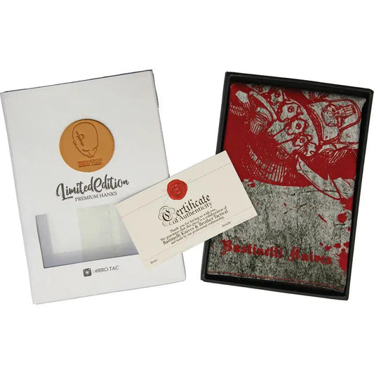 Hank Limited Edition by Bastinelli Creations x Brother Tactical Cotton Handkerchief Handwash Only Boxed for Enthusiasts by Bastinelli Creations