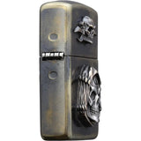 Bastinelli Creations Zippo Lighter Skull Relief Bronze Armor Finish Limited Edition For Collectors by Bastinelli Creations