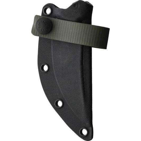 Bastinelli Chopper Fixed Blade OD Green M390 for EDC Sheath by Bastinelli Creations