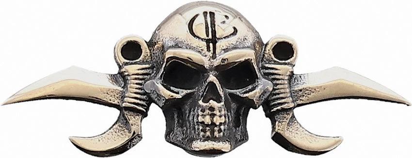 Bastinelli Creations Small Reaper Menuki MENUKI SMALL REAPER LIGHT BRNZ by Bastinelli Creations