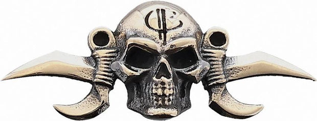 Bastinelli Creations Small Reaper Menuki MENUKI SMALL REAPER LIGHT BRNZ by Bastinelli Creations
