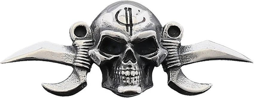 Bastinelli Creations Small Reaper Menuki Silver MENUKI SMALL REAPER SILVER by Bastinelli Creations