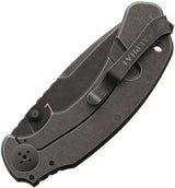 Bastinelli Creations Alpha 1 Framelock EDC Knife With Black Stonewash Blade G10 Handle Glass Breaker MDS Collab by Bastinelli Creations