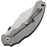 Bastinelli Creations Dragotac Framelock SW Knife 4.75in Blade M390 G10 Titanium Back Glass Breaker EDC Tactical by Bastinelli Creations