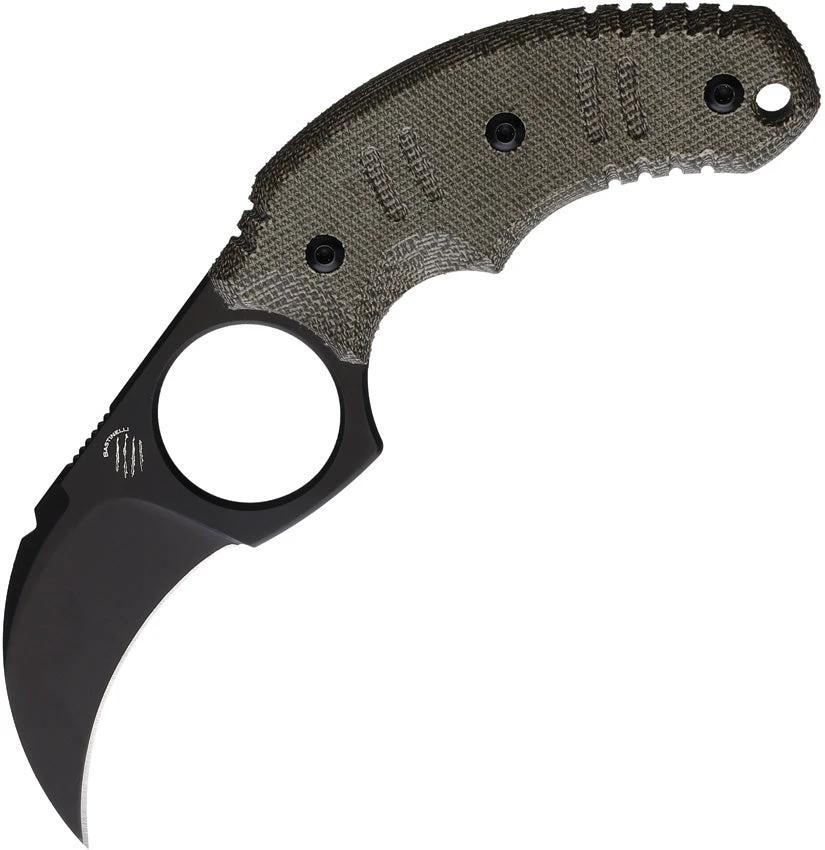 Bastinelli Creations Ligament Fixed Blade OD Green BC-36 OD by Bastinelli Creations
