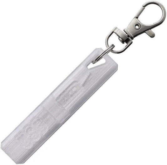 Bastinelli Creations Noneya USB Keychain Knife Clear 3D Handle Stainless Blade For EDC Enthusiasts by Bastinelli Creations