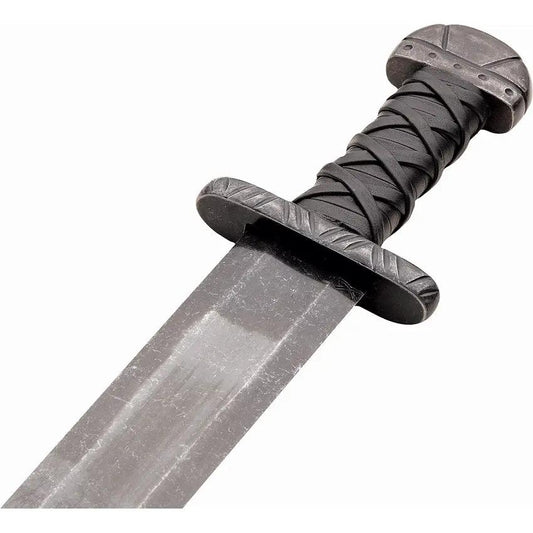 Windlass Maldron Viking Sword - High Carbon Stainless Double Edge Blade With Leather Grip For Collectors And Reenactors by Windlass