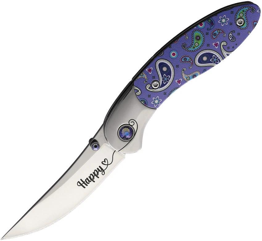 Brighten Blades Happy Linerlock BB002 by Brighten Blades