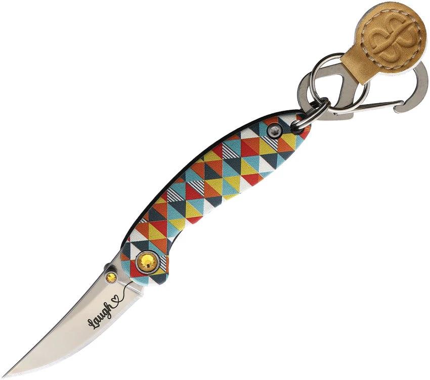 Brighten Blades Laugh Keychain Framelock BB013 by Brighten Blades