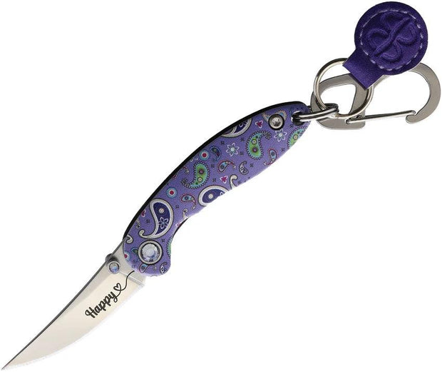 Brighten Blades Happy Keychain Framelock BB014 by Brighten Blades