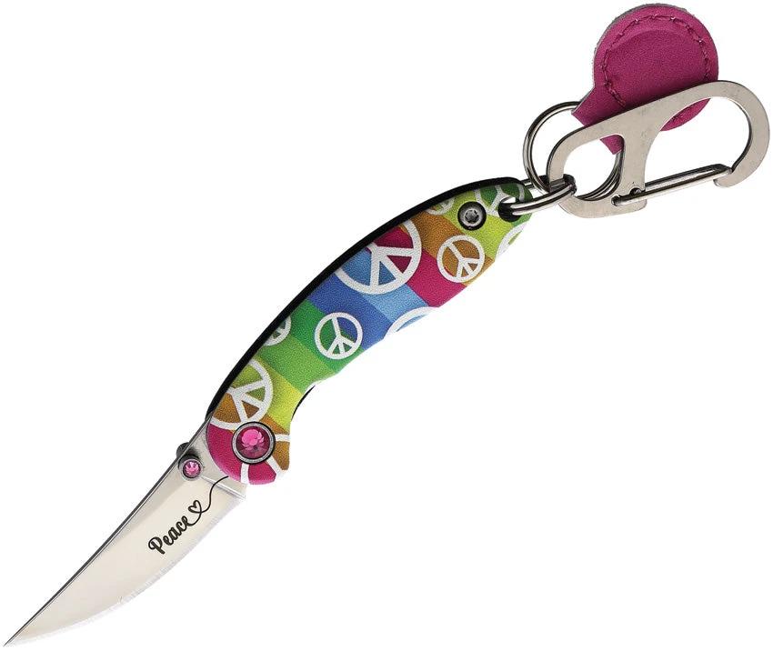 Brighten Blades Peace Keychain Framelock BB021 by Brighten Blades