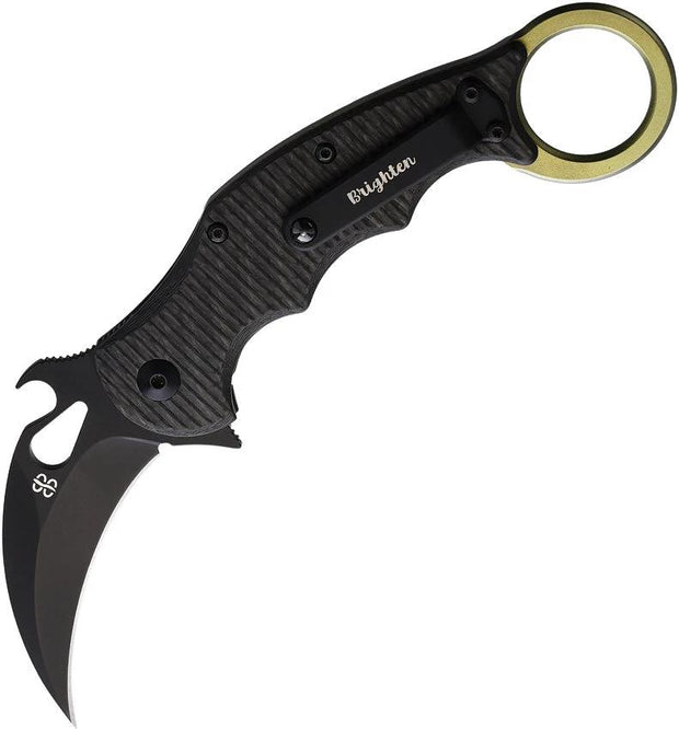 Brighten Blades Moonstruck Karambit Framelock BB-599TICP by Brighten Blades